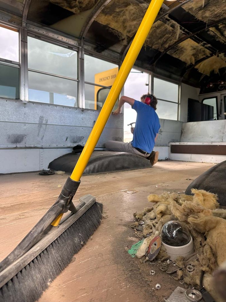 Removing interior side panels